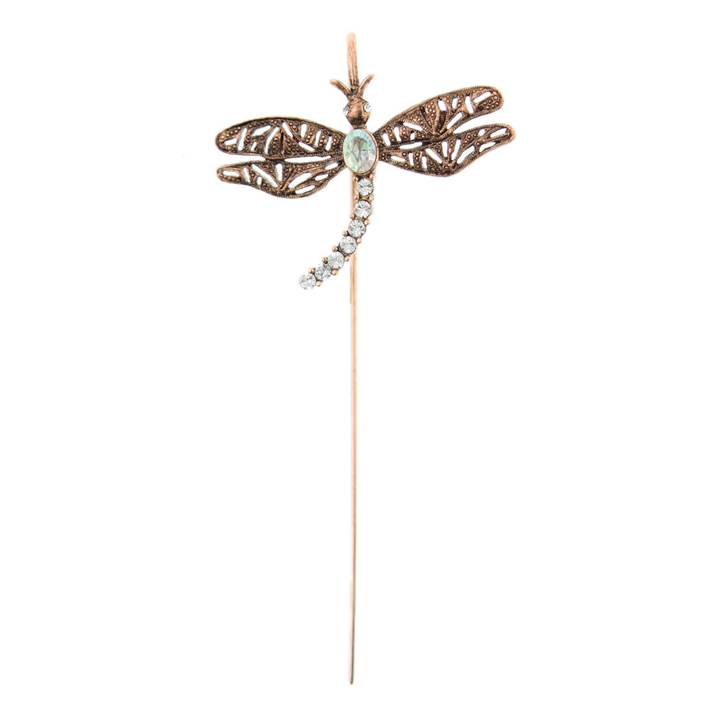 1928 Jewelry Crystal Dragonfly Bookmark