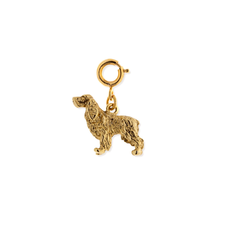 1928 Jewelry English Springer Spaniel Dog Charm