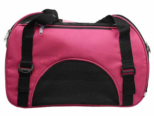 Pink Airline Approved Sporty Zippered Pet Carrier