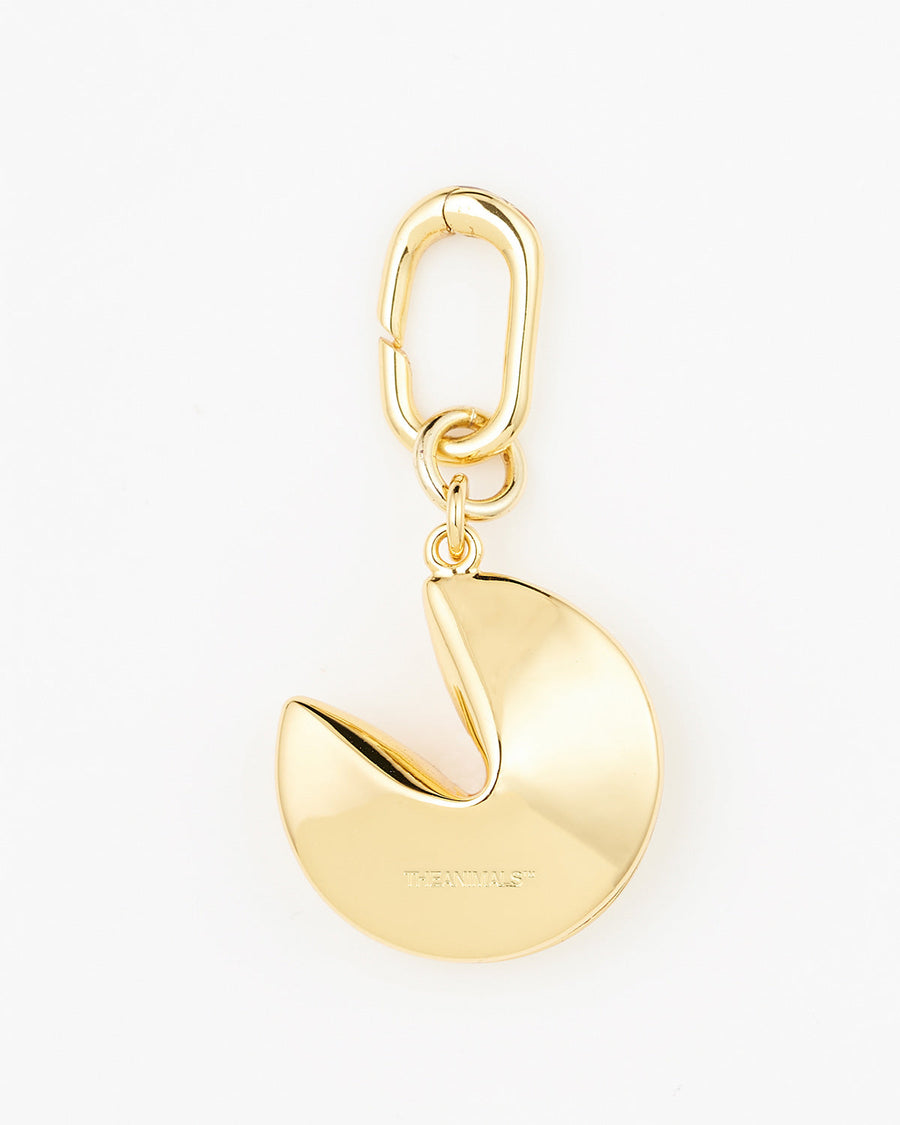Fortune Cookie Charm Gold