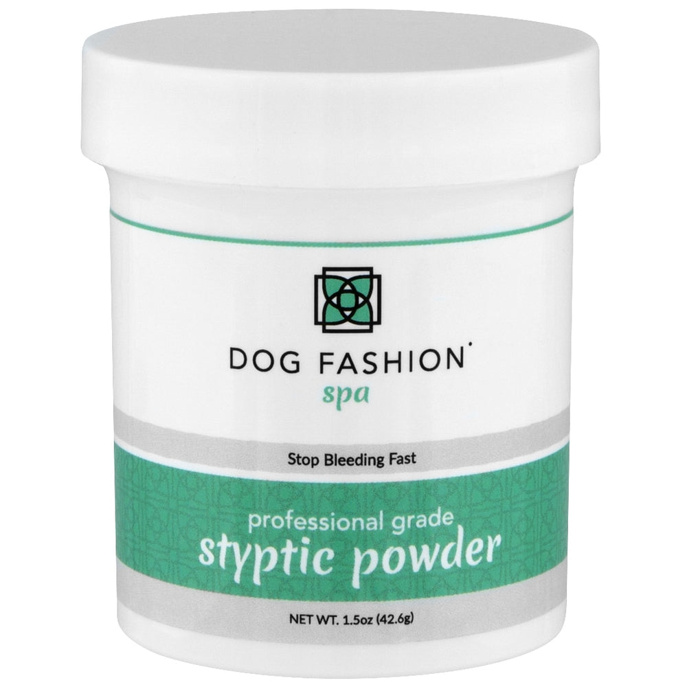 Styptic Powder with Free Holder Cyan by Dog Fashion Spa PetStore Direct