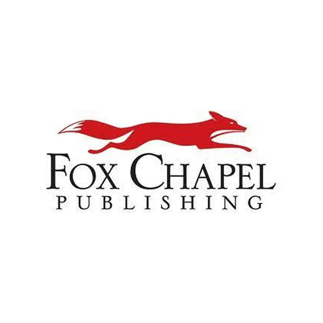 Logo of Fox Chapel Publishing featuring a stylized red fox above the company name in black font.