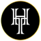 Logo of HT Animal Supply featuring stylish monogram HT inside a gold circle, representing luxury pet accessories.