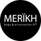 MERIKH logo for bags and accessories in elegant white text on a black background.