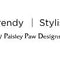 Logo of Paisley Paw Designs featuring "Trendy | Stylish | Durable" tagline, emphasizing quality pet fashion.