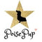 PoisePup brand logo with golden star and silhouette of a dog, symbolizing luxury pet accessories and trendy pet fashion.