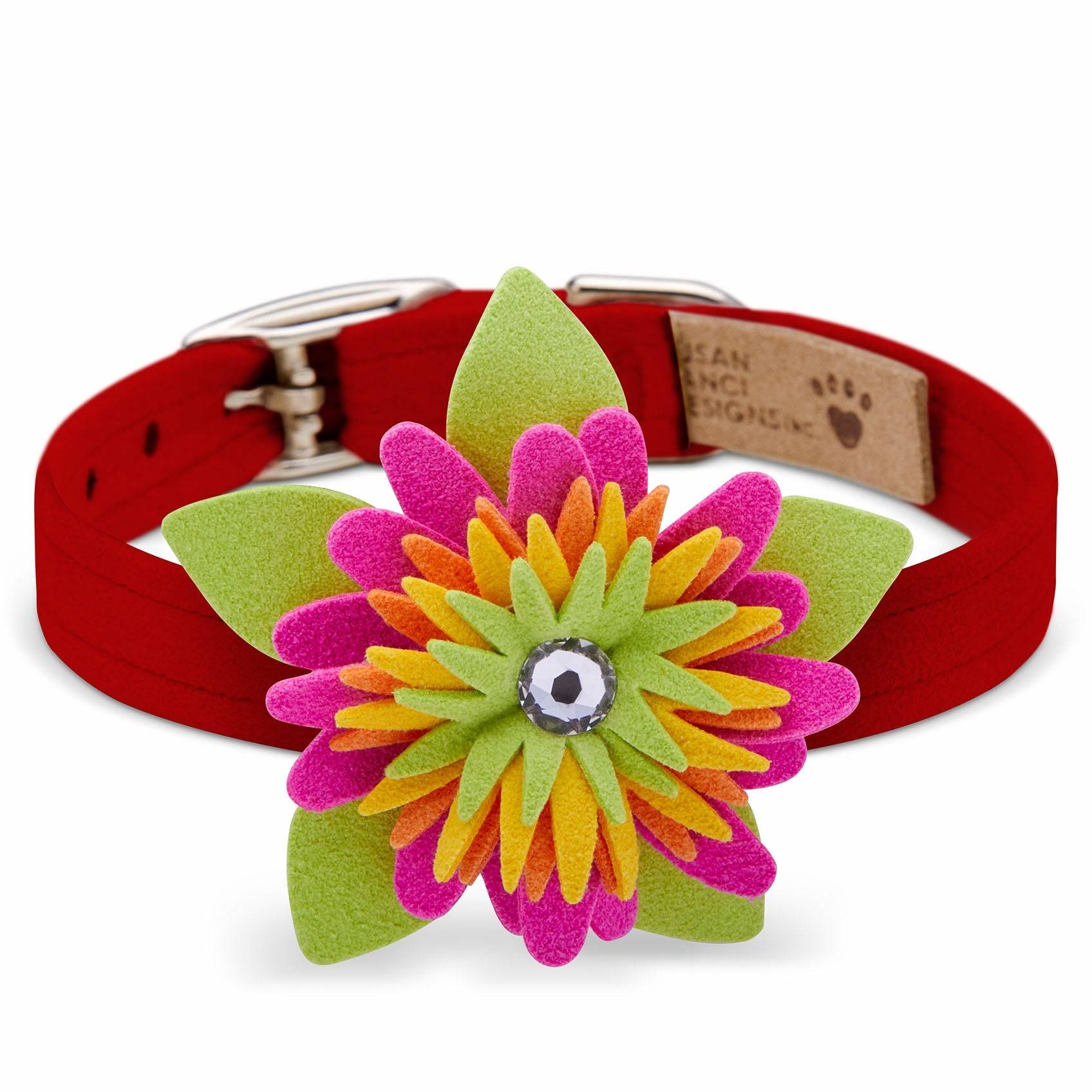 Island Flower Collar Red