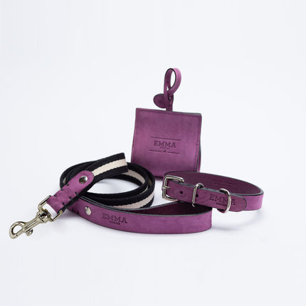 Nubuck Fuchsia-Leash