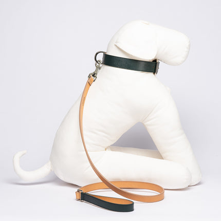 Green Saffiano-Leash