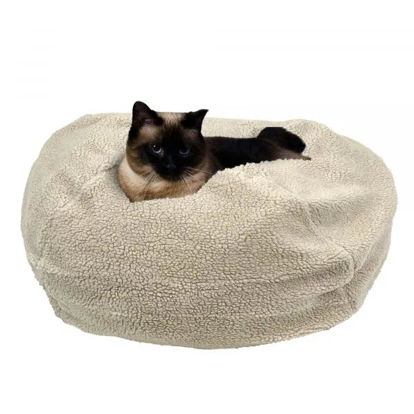 Sherpa Puff Ball Nesting Bed