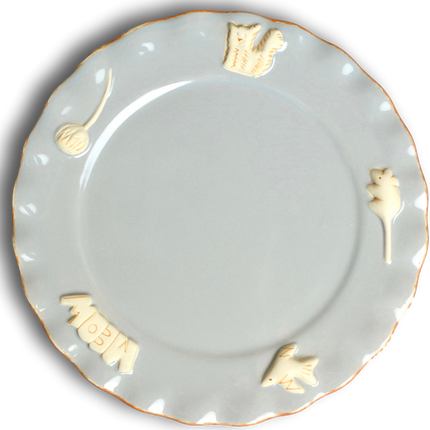 Cat Whisker Plate - French Grey