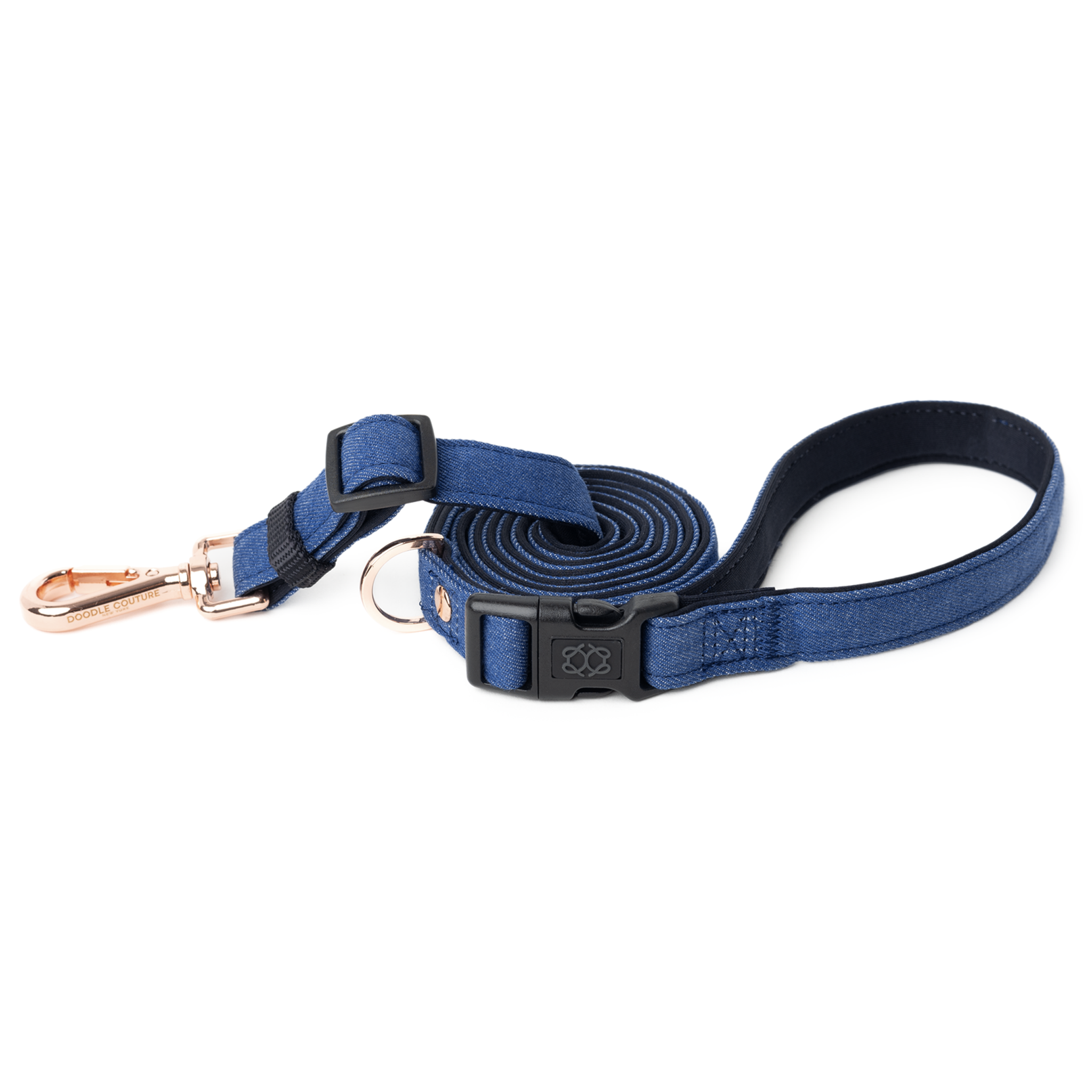 Hands-free Adjustable Dog Leash - Denim