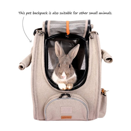 TrackPack Bird Carrier Backpack with Perch Airline Approved Cage Bag