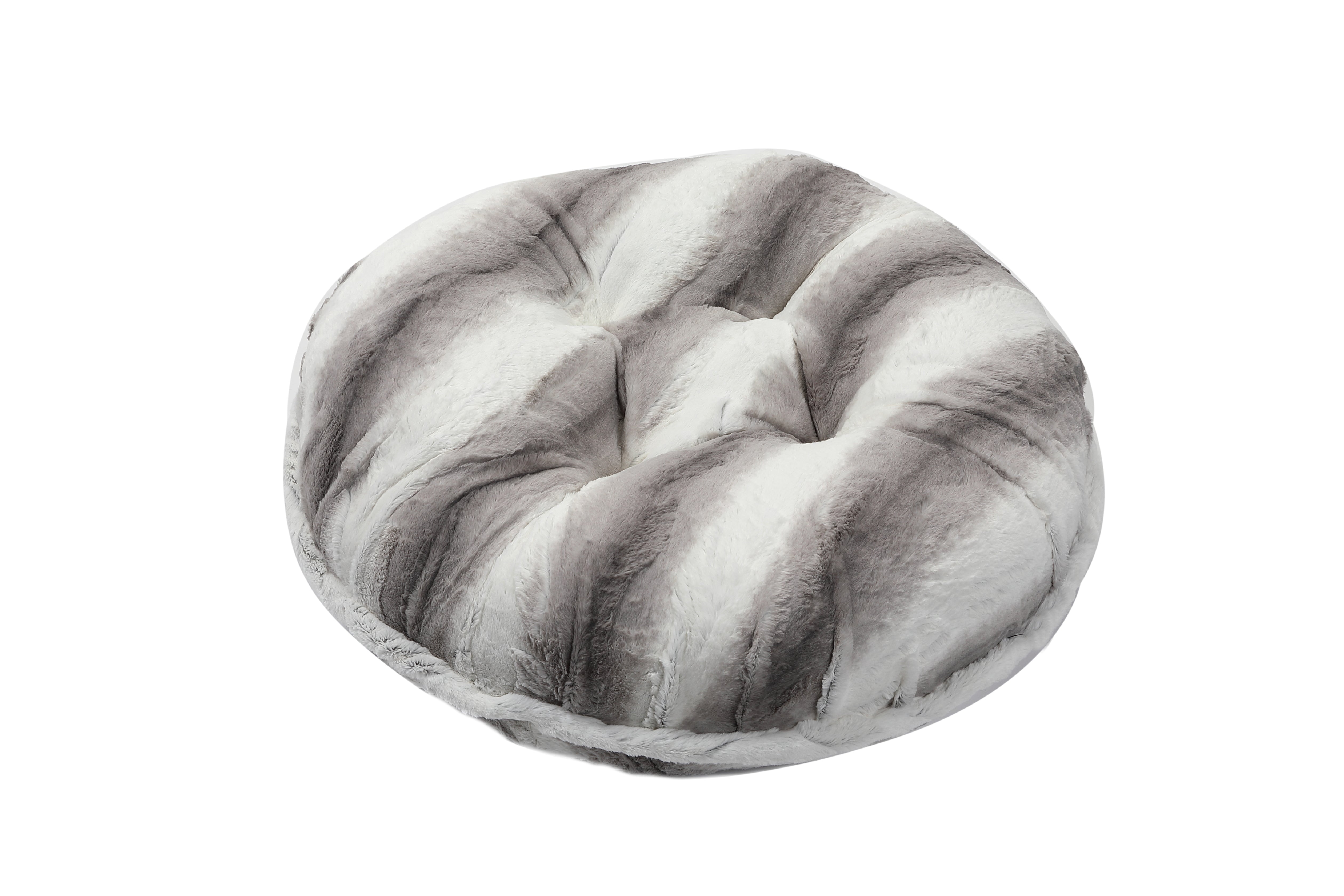 Platinum Grey Bagel Bed