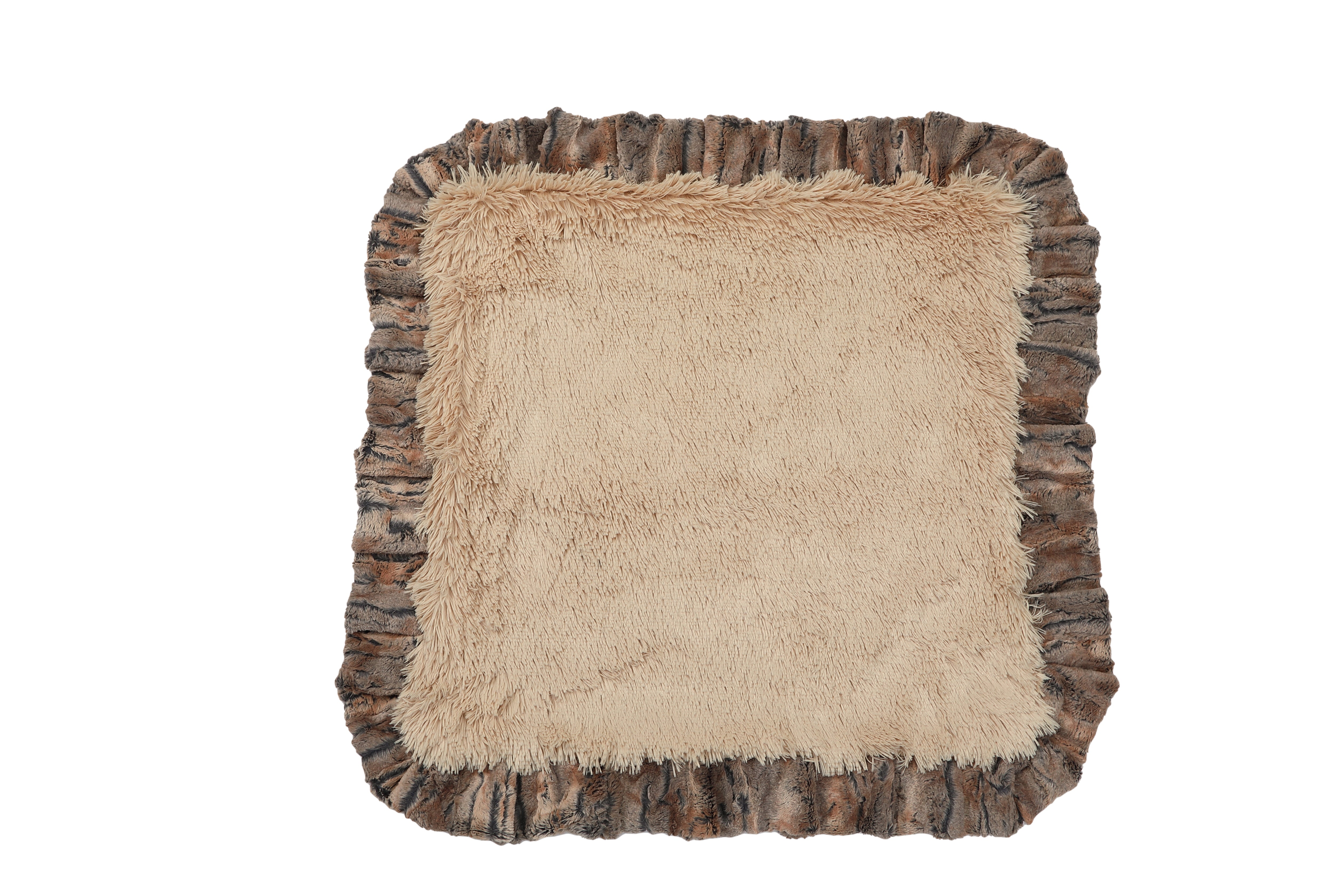 Red Fox & Cream Shag Blanket