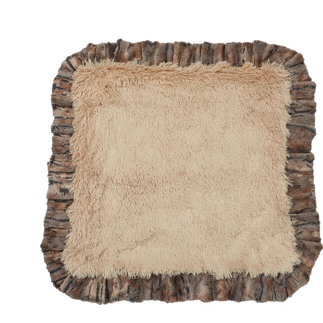 Red Fox & Cream Shag Blanket