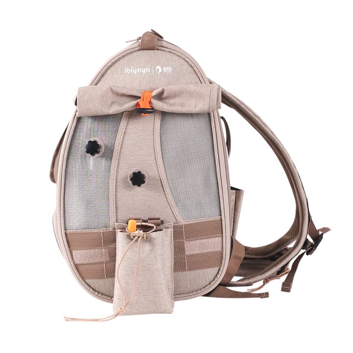 TrackPack Bird Carrier Backpack with Perch Airline Approved Cage Bag