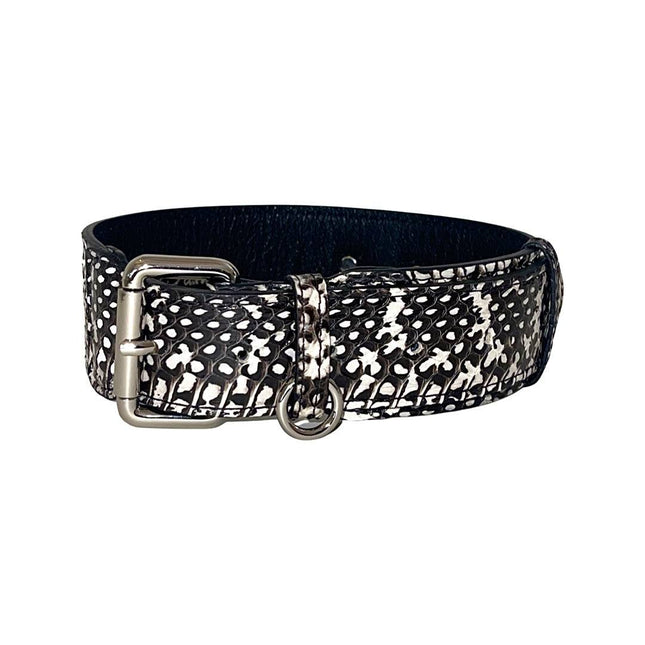 Black & White Classic Snake Collar