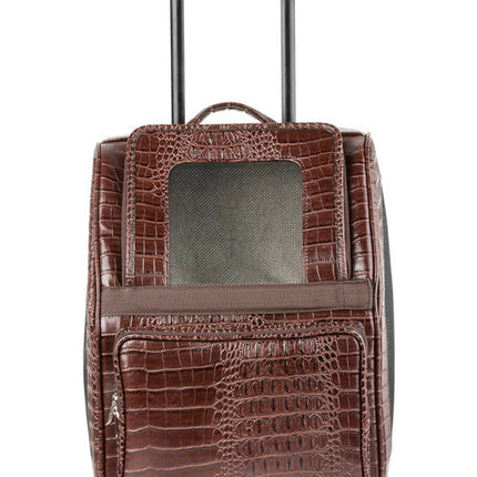 Rio Bag On Wheels - Brown Croco