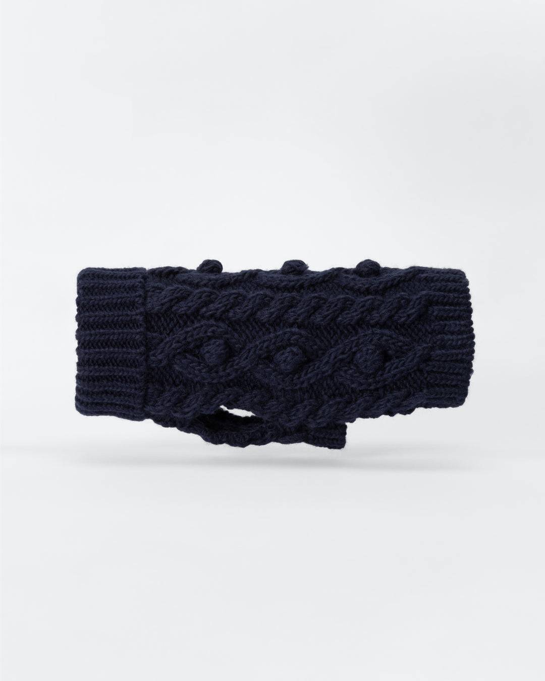 PAIKKA Handmade Knit Sweater navy