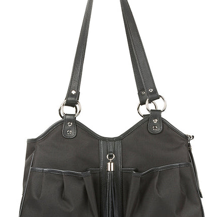 Metro Sable w/black leather trim & tassel