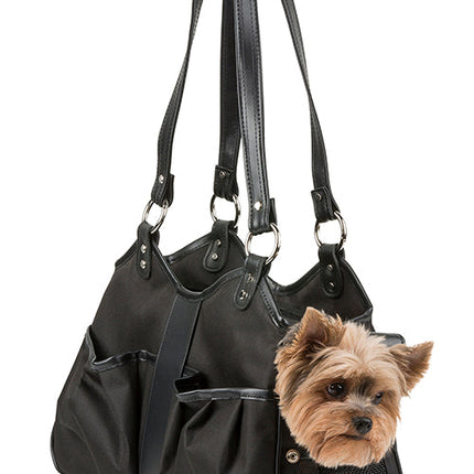 Metro Sable w/black leather trim & tassel