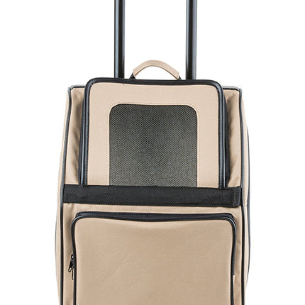 Rio Classic - Khaki Rolling Carrier On Wheels