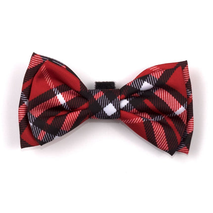 Bias Plaid Red Collar & Lead Collection