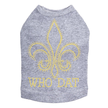 Fleur de Lis - Who Dat Dog Tank