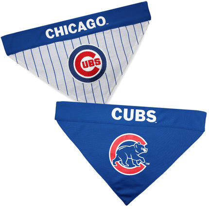 Chicago Cubs REVERSIBLE Dog Bandana