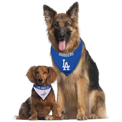 Los Angeles Dodgers REVERSIBLE Dog Bandana