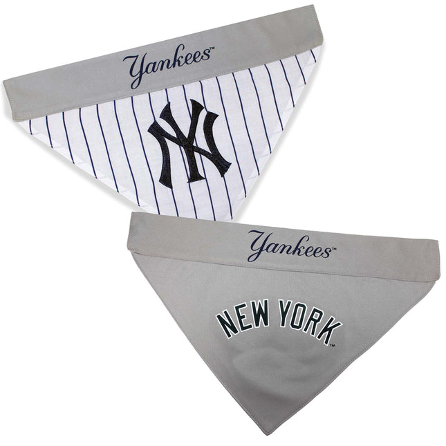 New York Yankees REVERSIBLE Dog Bandana