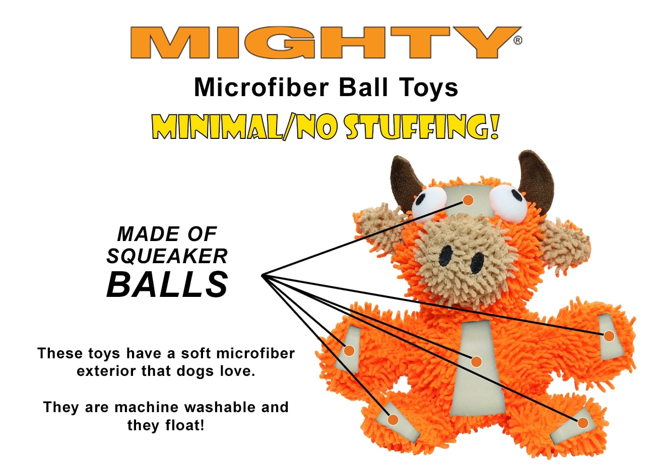 mighty® Microfiber Ball - Elephant