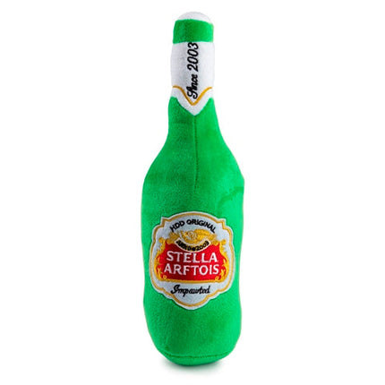 Stella Arftois Beer Bottle Plush Toy by Haute Diggity Dog