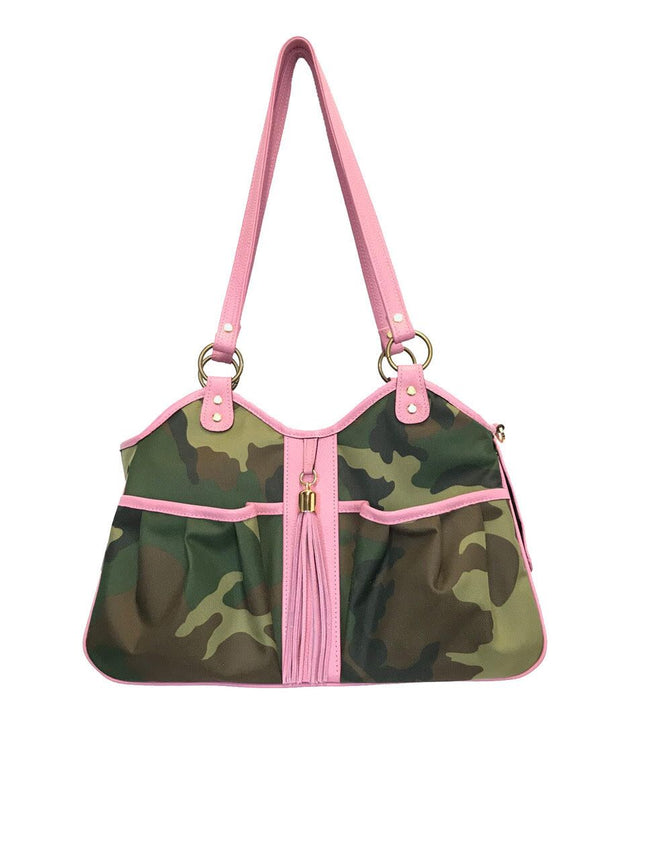 Metro - Camo w/Pink Leather Tassel & Trim