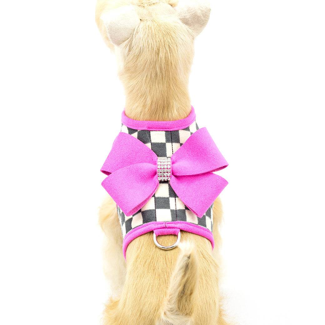 Pink Sapphire Nouveau Bow Bailey Harness with Pink Sapphire Trim Windsor Check