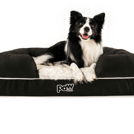 PupLounge™ Memory Foam Dog Bed Cover - Charcoal Grey (Bed Not Included) - Small