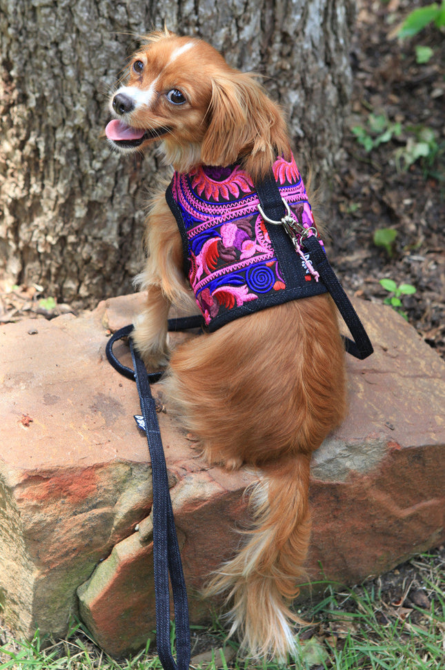 The Lanna Collection - Fuchsia Harness Vest