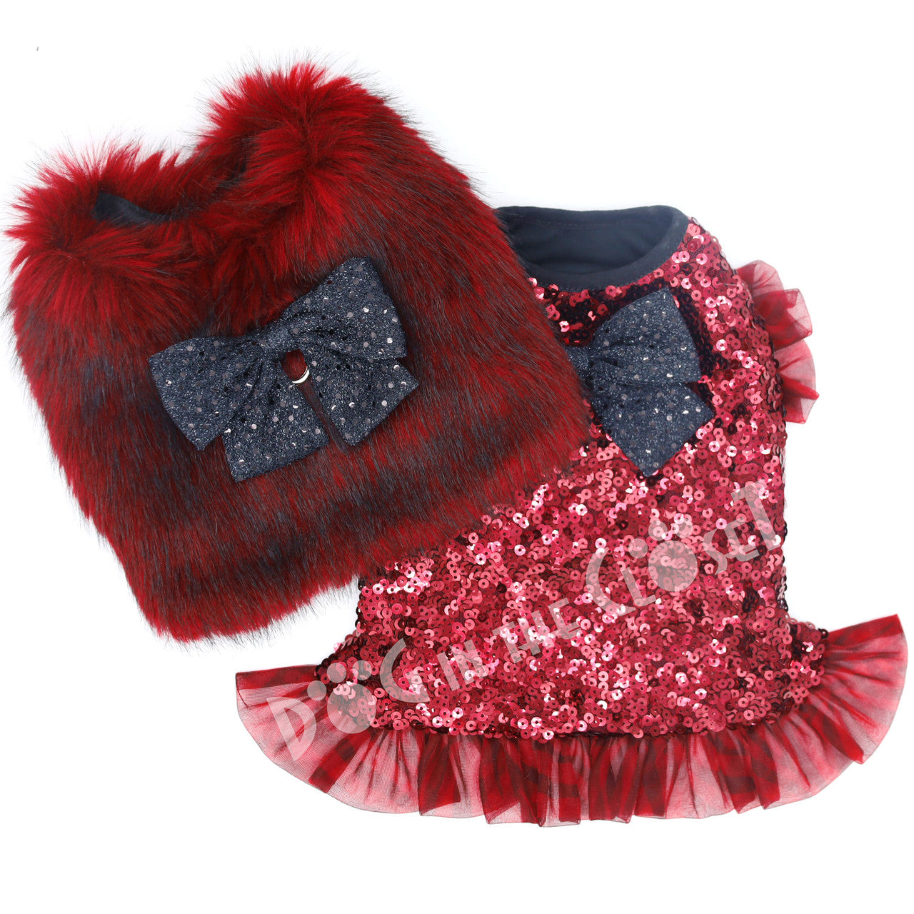 Red Fur Vest