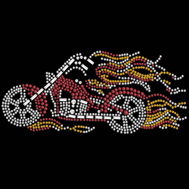 Motorcycle (Red with Flames) - Custom Tutu