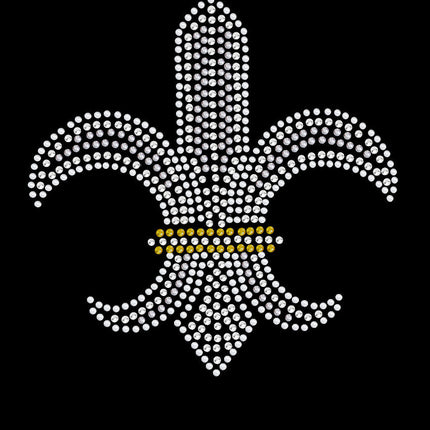 Fleur de Lis (Rhinestones & Nailheads) - Women's T-shirt