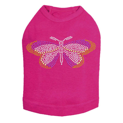 Magenta Butterfly - Dog Tank