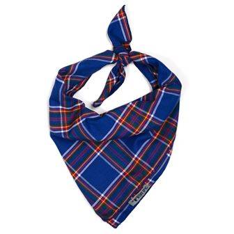 Royal Plaid Tie Bandana Default Title