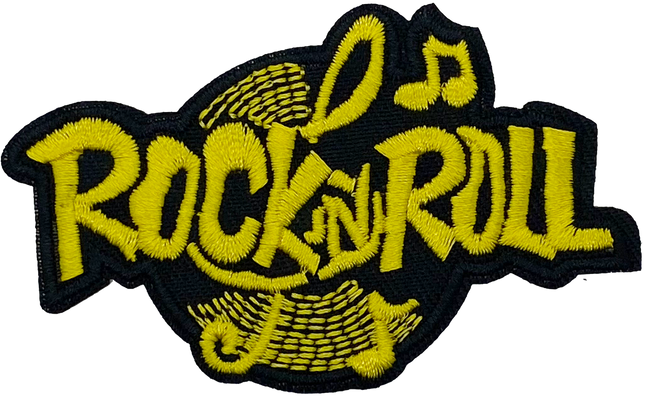 Rock n Roll -With Record - Patch