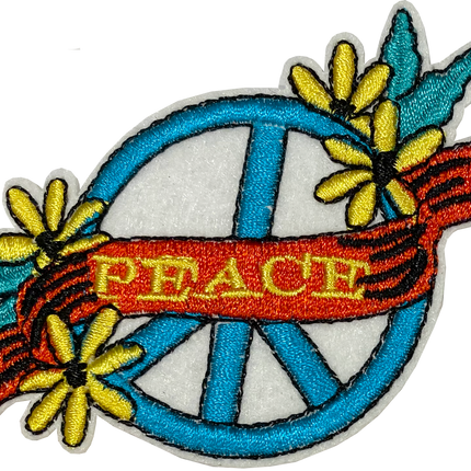 Peace Sign with Banner - Patch