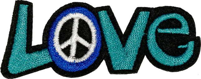 Love Teal & Blue - Patch