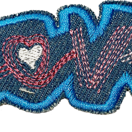 Love Denim Patch - Patch