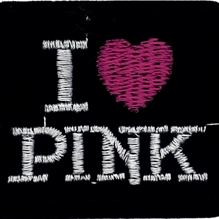 I Love Pink - Patch