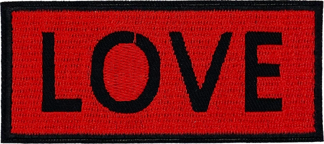 Large Red Love- Patch