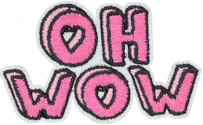 Oh Wow Pink - Patch